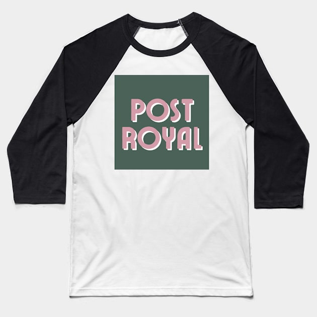 Post Royal Baseball T-Shirt by S0CalStudios